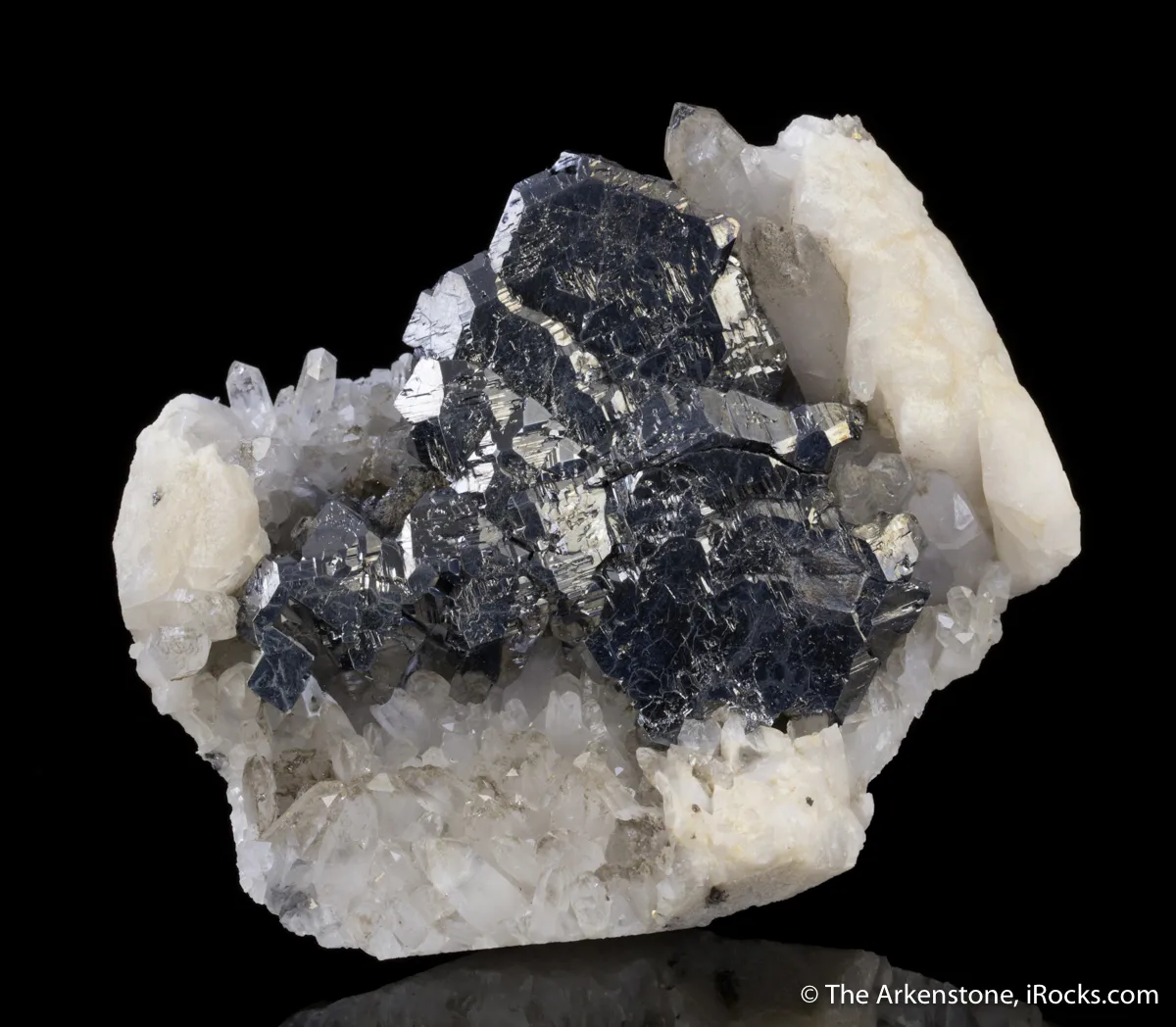 Bournonite with Quartz - image 2