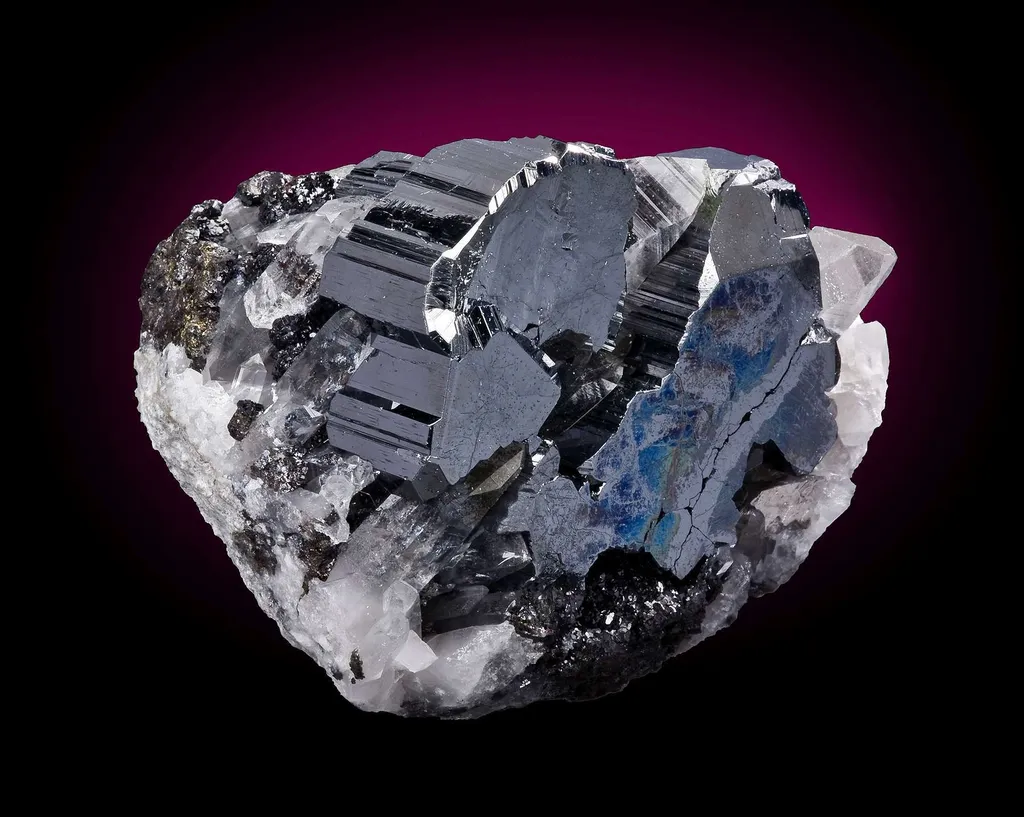 Bournonite With Quartz image