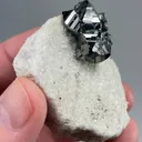 Bournonite with Quartz - image 2