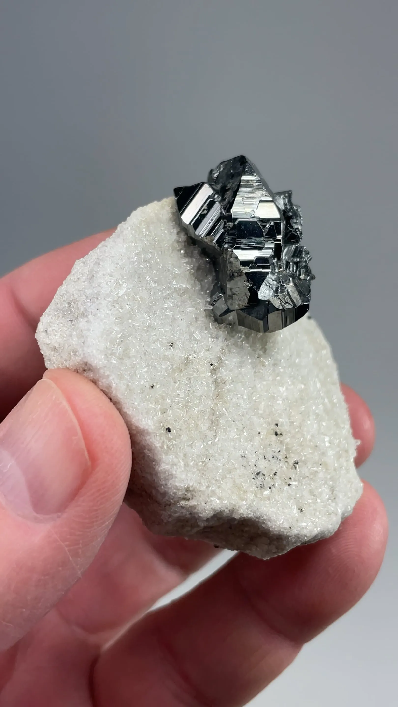 Bournonite with Quartz - image 2