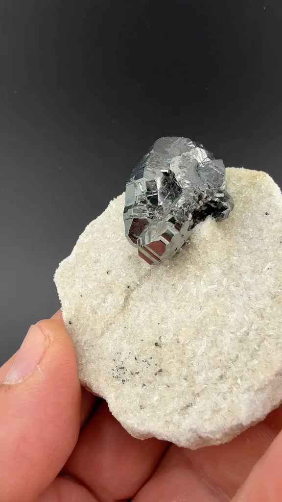 Bournonite with Quartz - image 2