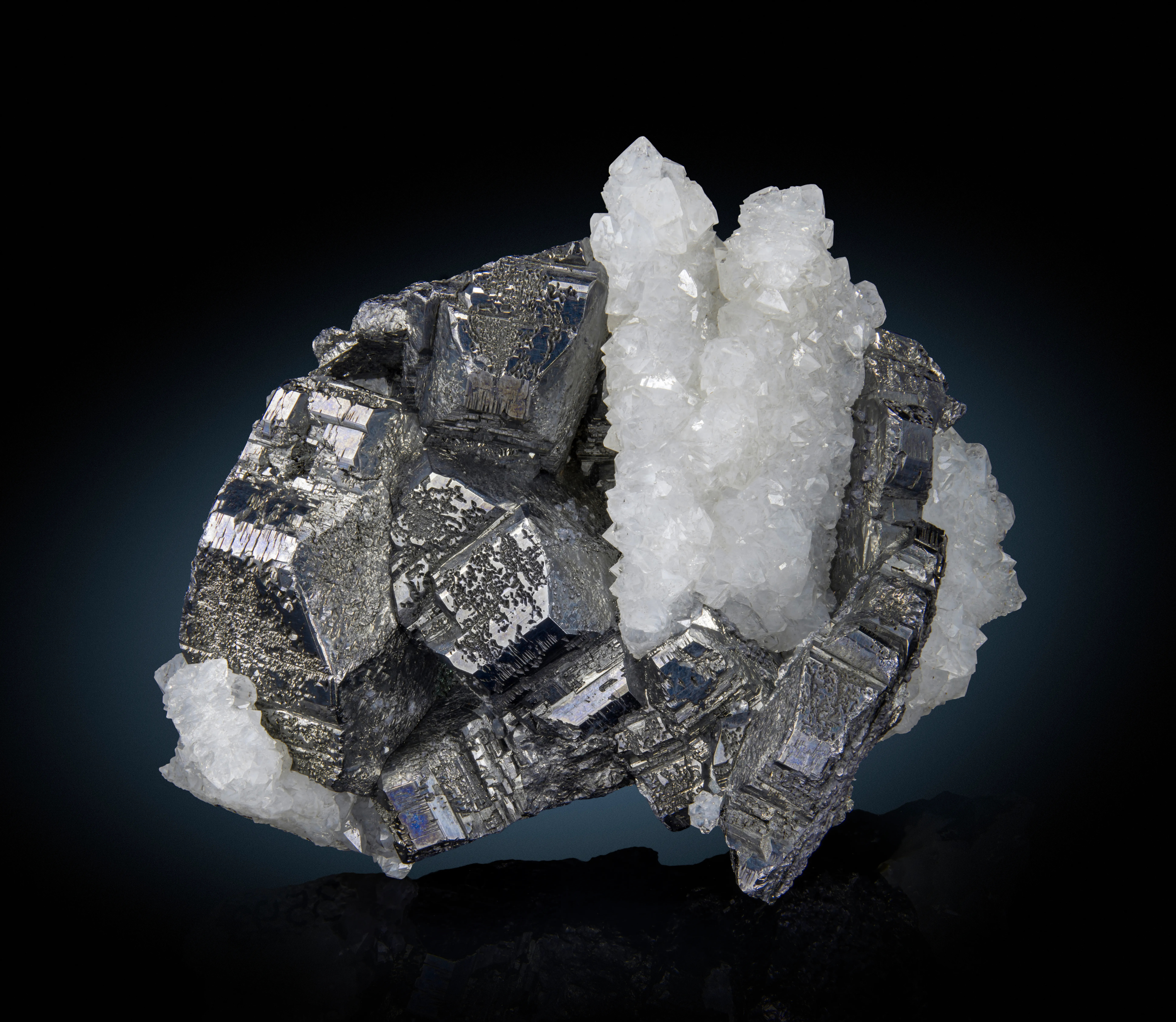 Bournonite with Quartz - image 1