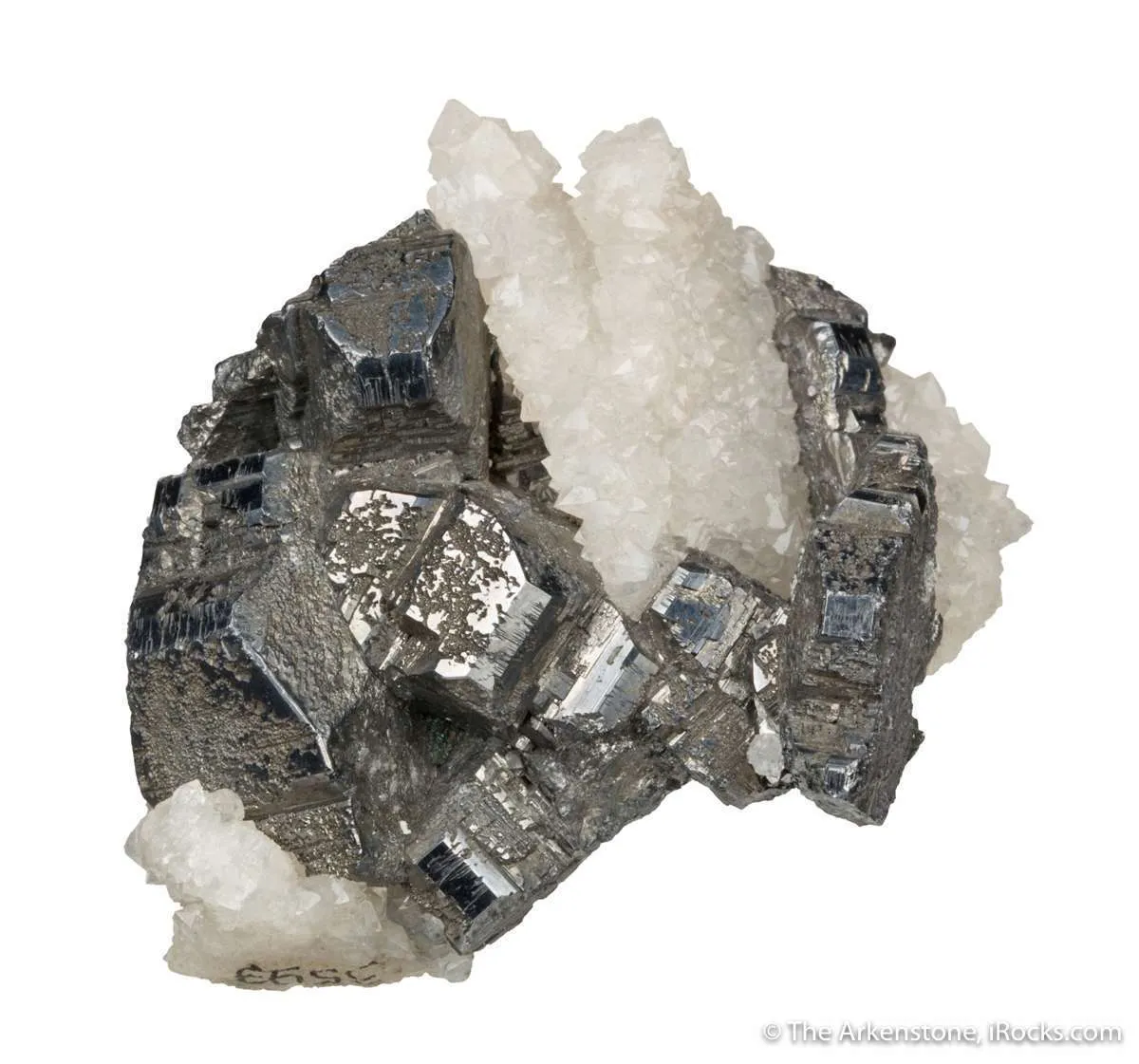 Bournonite with Quartz ps. Barite - image 3