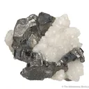 Bournonite with Quartz ps. Barite - image 2