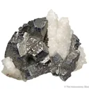 Bournonite with Quartz ps. Barite - image 4