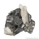 Bournonite with Quartz ps. Barite - image 1