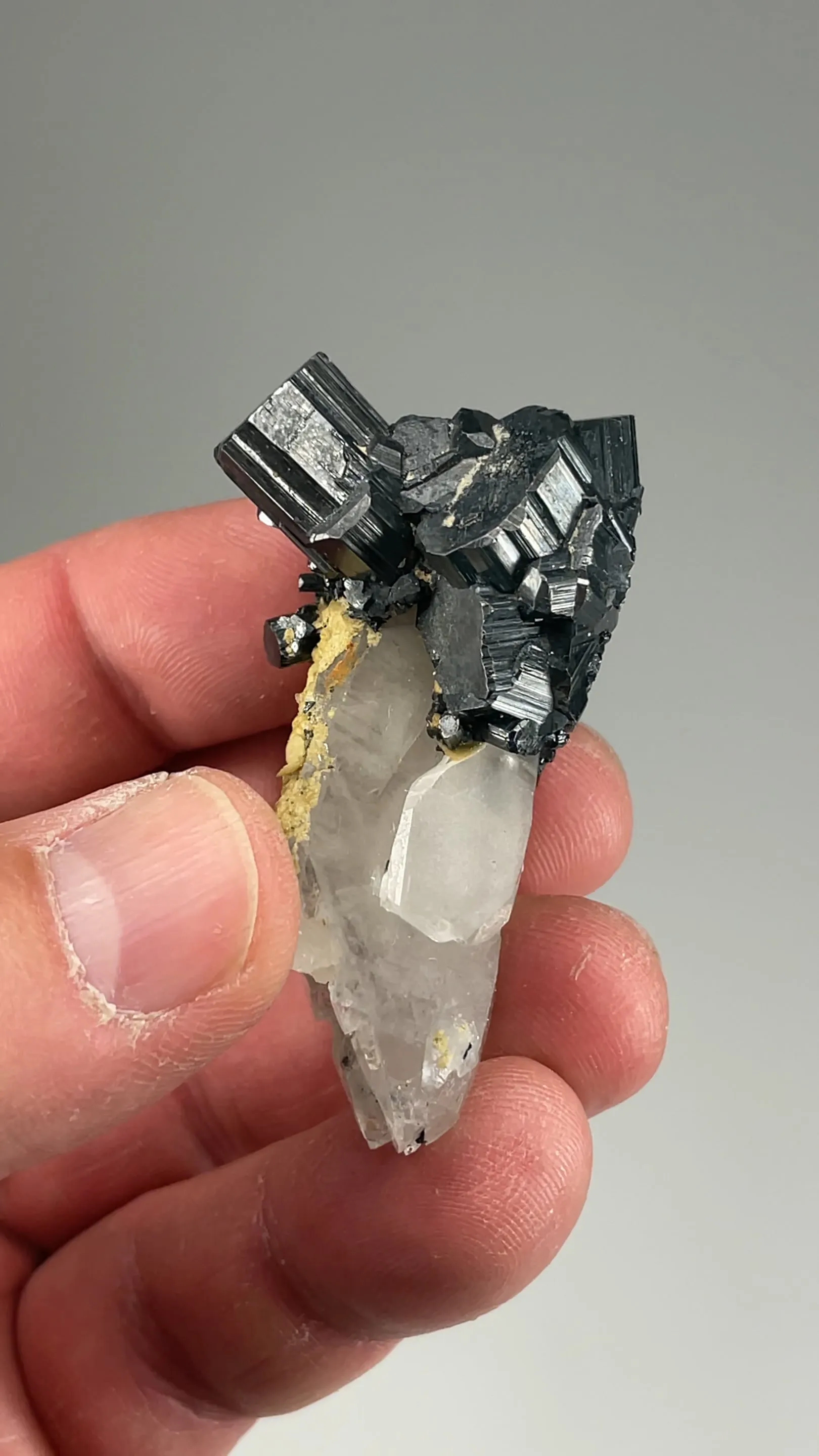 Bournonite with Quartz, Siderite - image 2