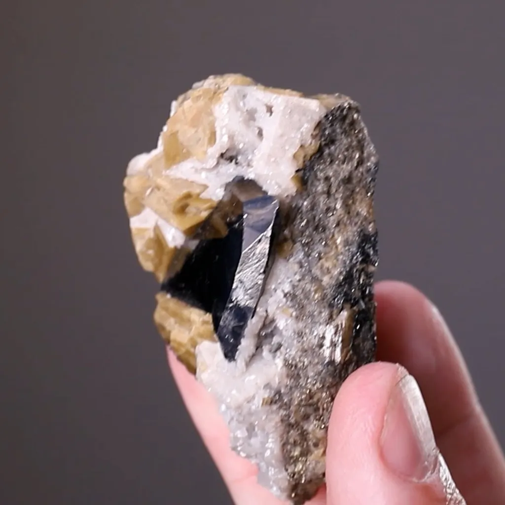Bournonite with Siderite image