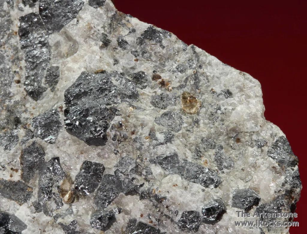 Braunite Crystals with Hedyphane - image 4