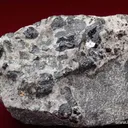 Braunite Crystals with Hedyphane - image 1