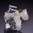 Braunite with Calcite - image 1