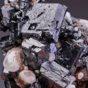 Braunite with Calcite - image 1