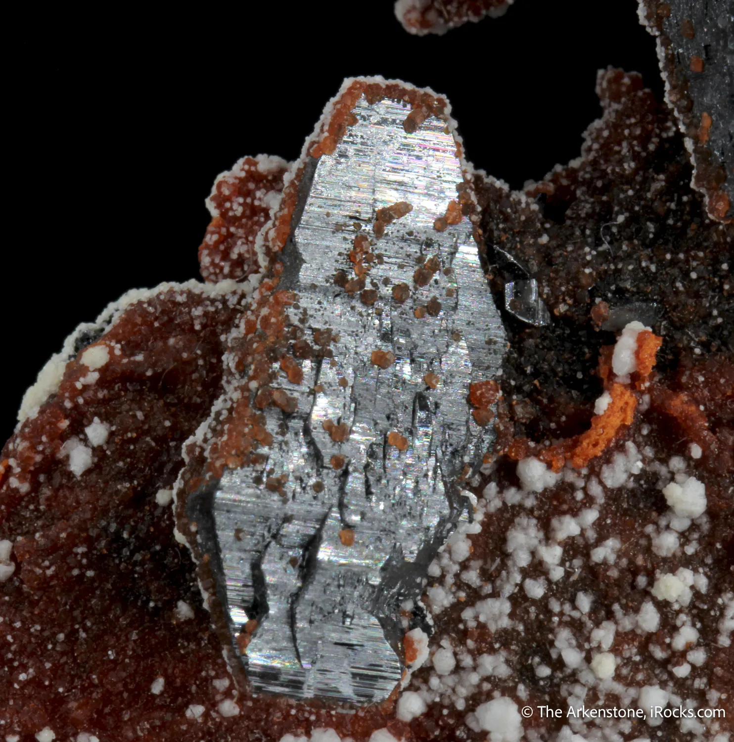 Braunite with Hausmannite and Andradite Garnet - image 4