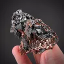 Braunite with Hausmannite and Andradite Garnet - image 1