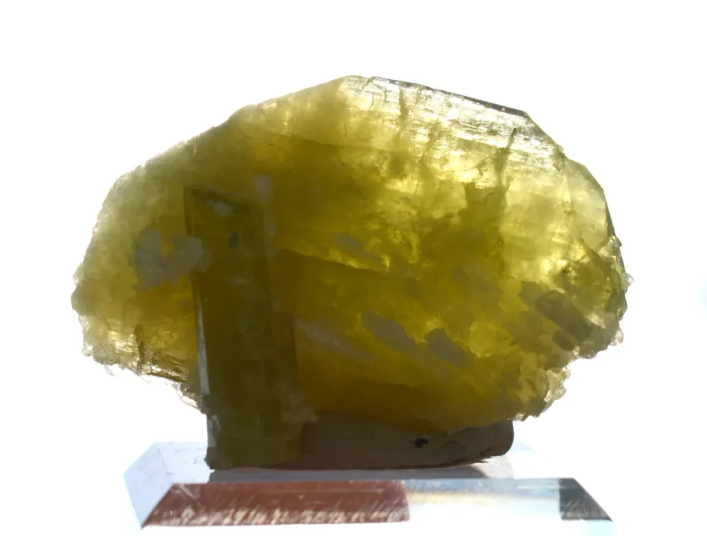 Brazilianite 39.4 grams - Linópolis, Divino das Laranjeiras, Minas Gerais, Brazil - image 6