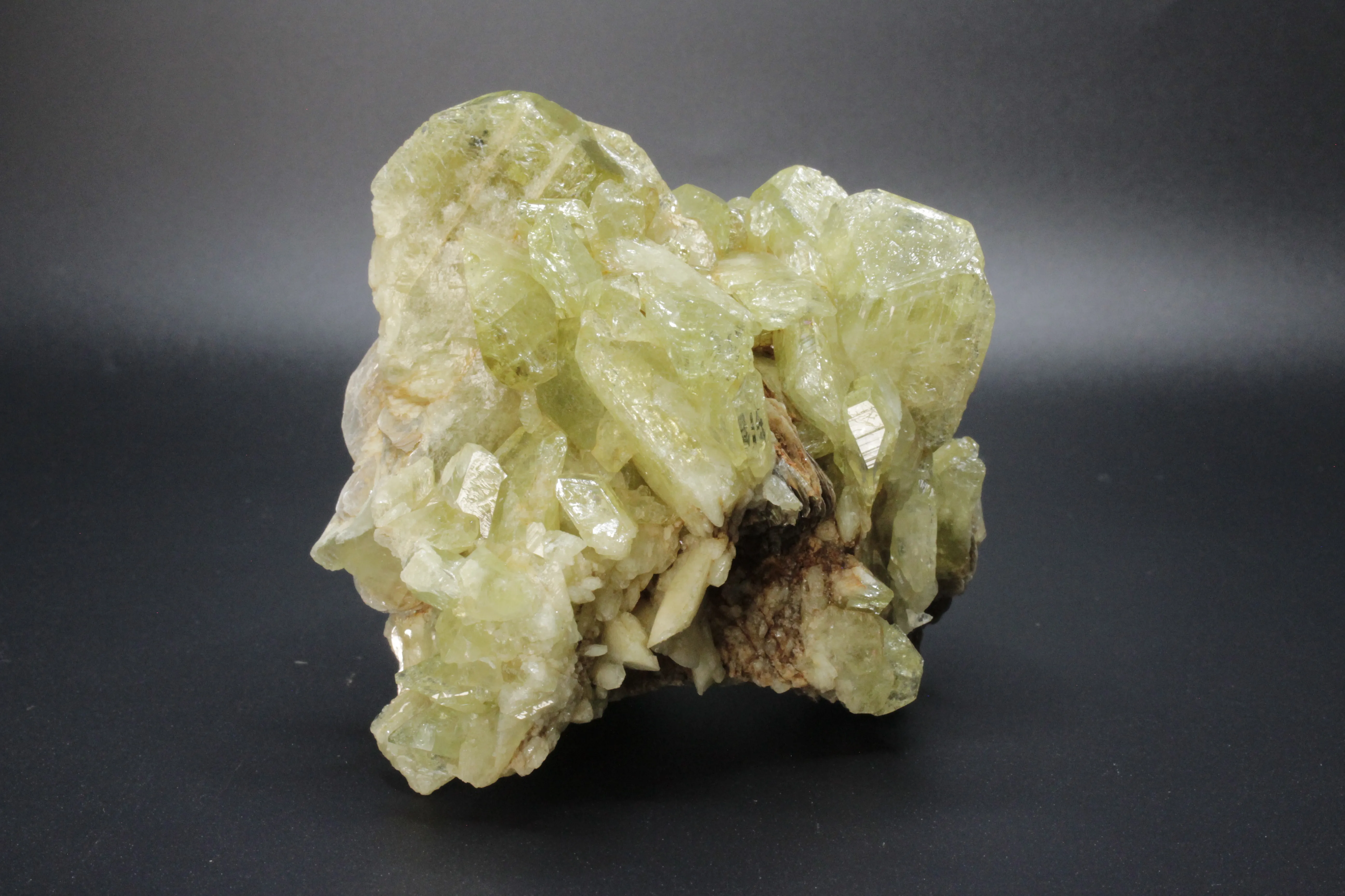 Brazilianite crystal cluster - image 1