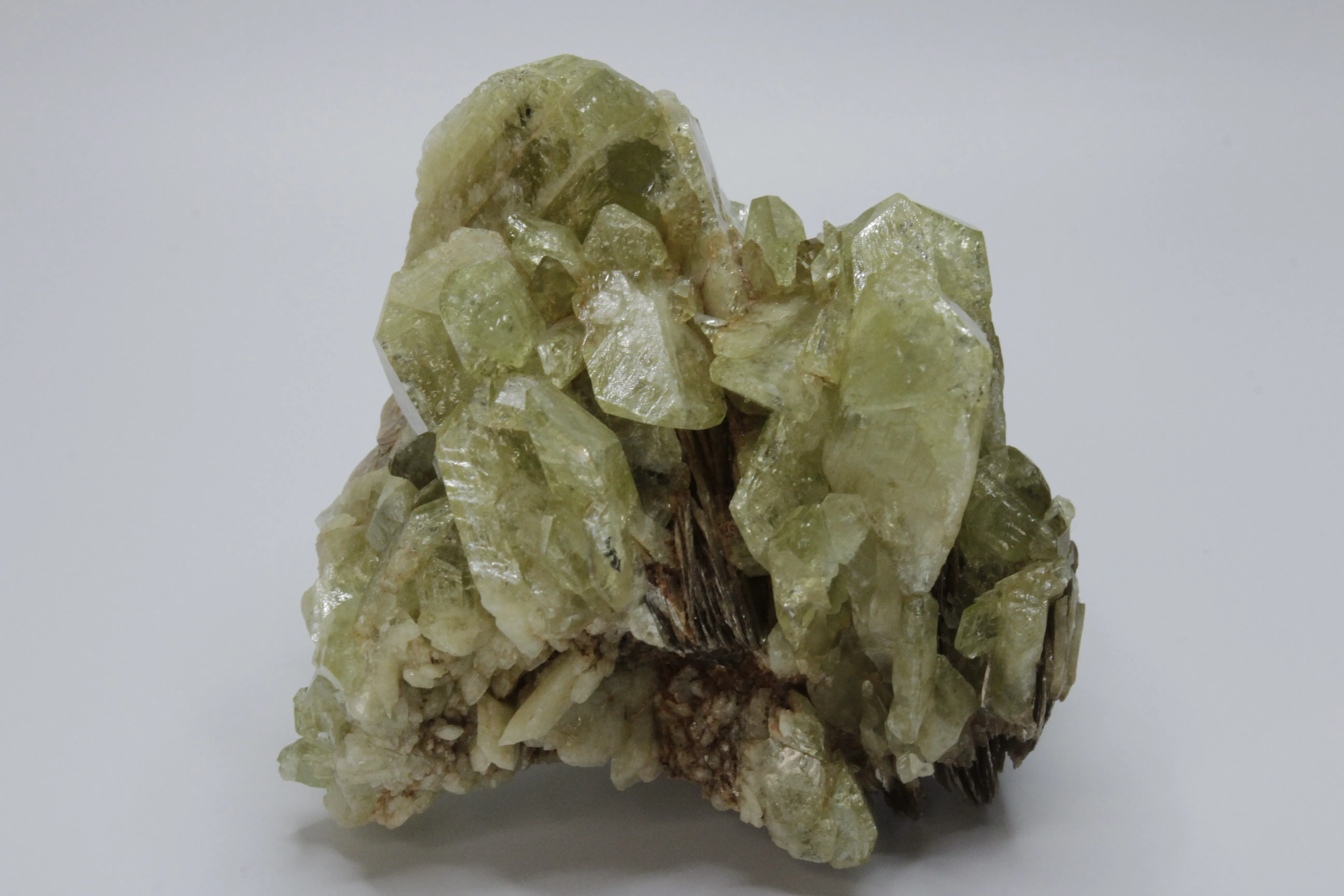 Brazilianite crystal cluster - image 4