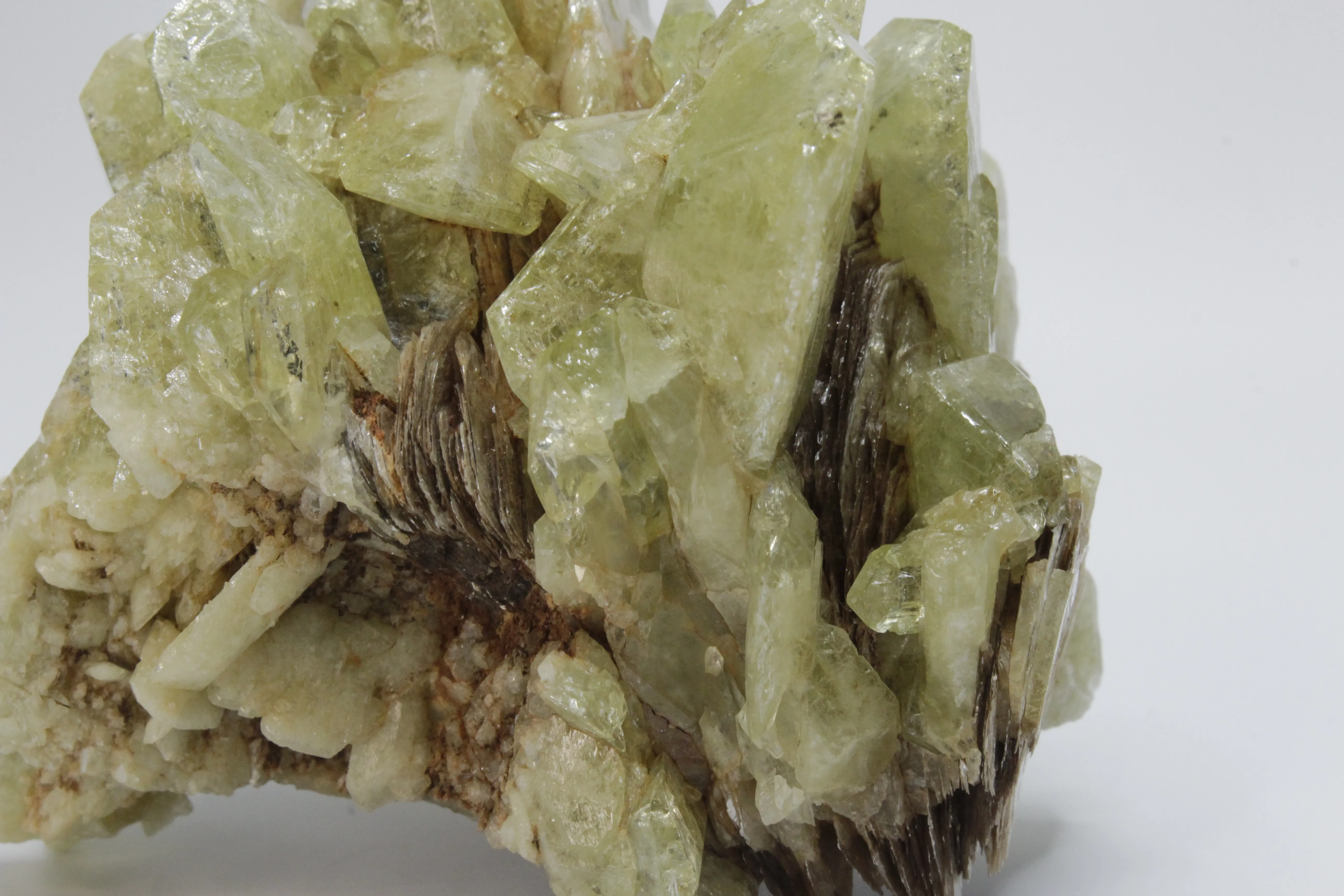 Brazilianite crystal cluster - image 2