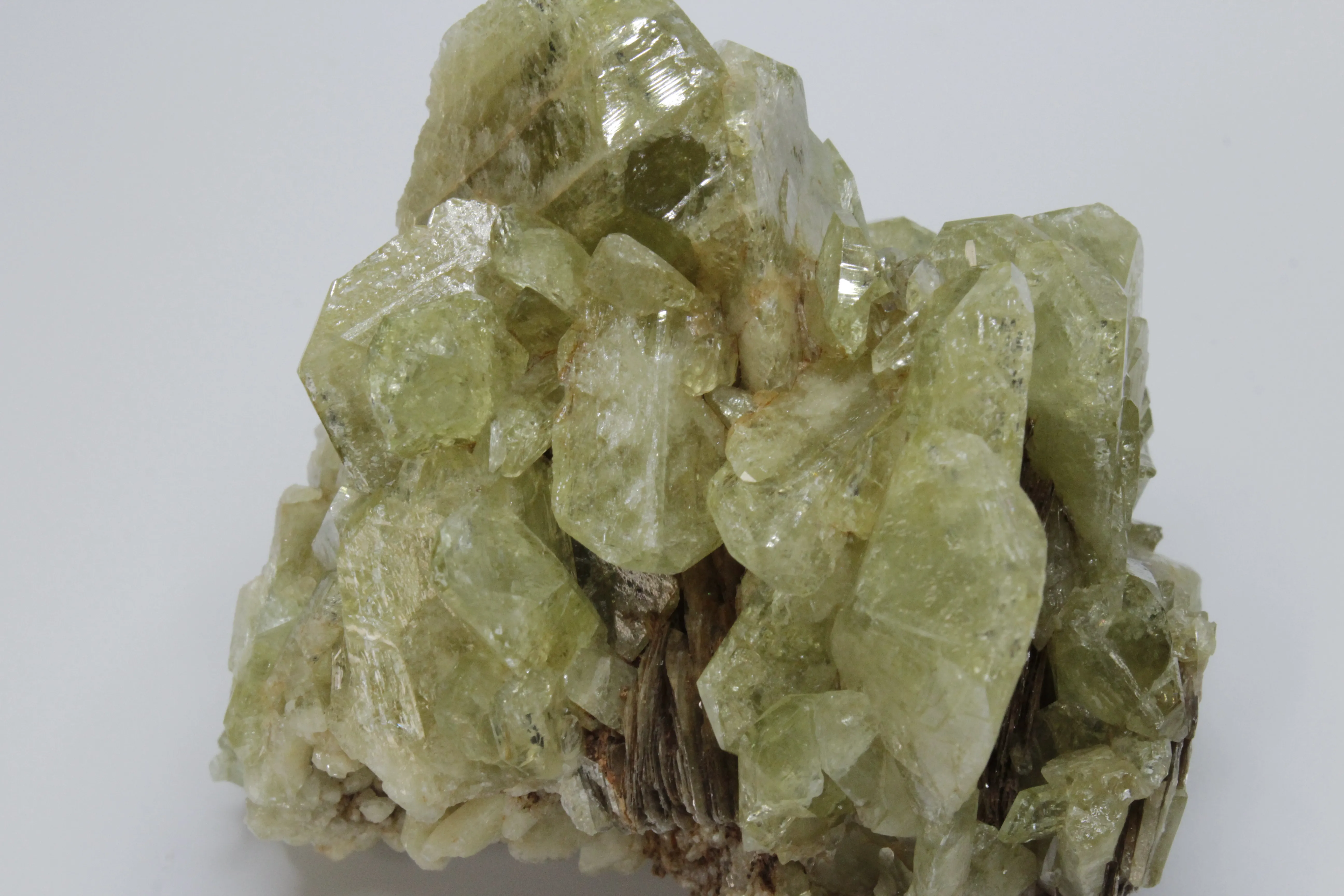 Brazilianite crystal cluster - image 3