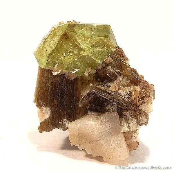 Brazilianite, Muscovite, Albite - image 1
