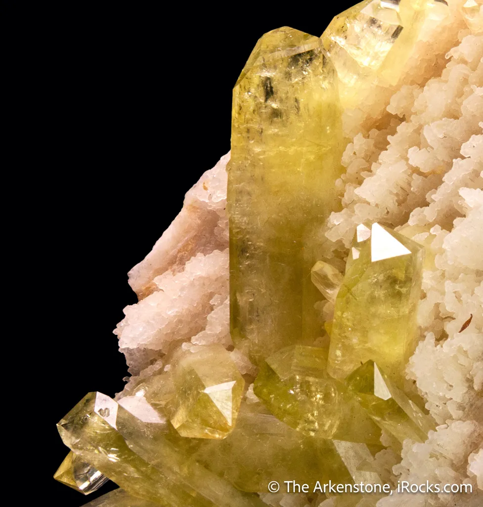 Brazilianite on Albite image