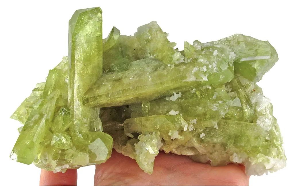 Brazilianite on Albite image