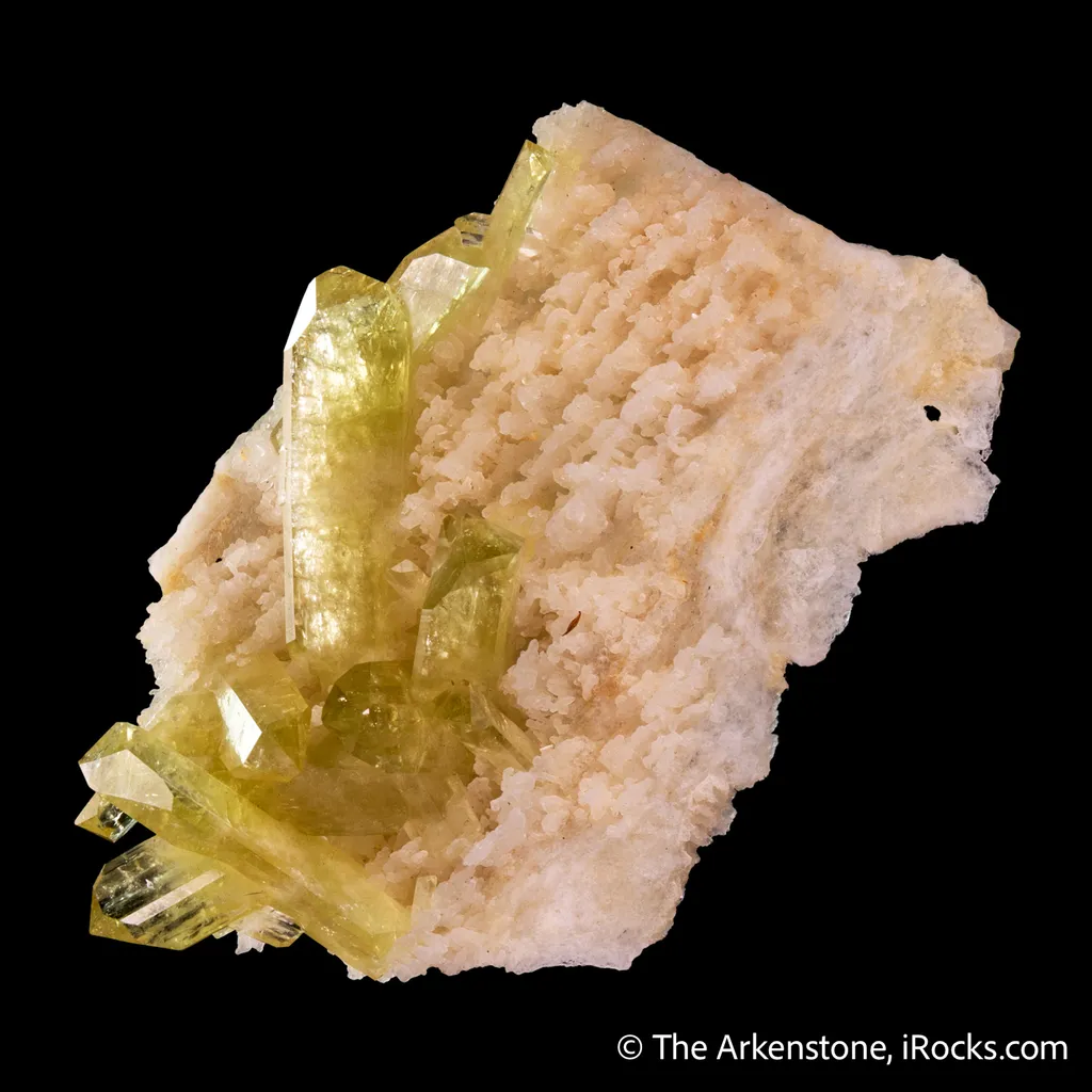 Brazilianite on Albite - image 4
