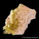 Brazilianite on Albite - image 4