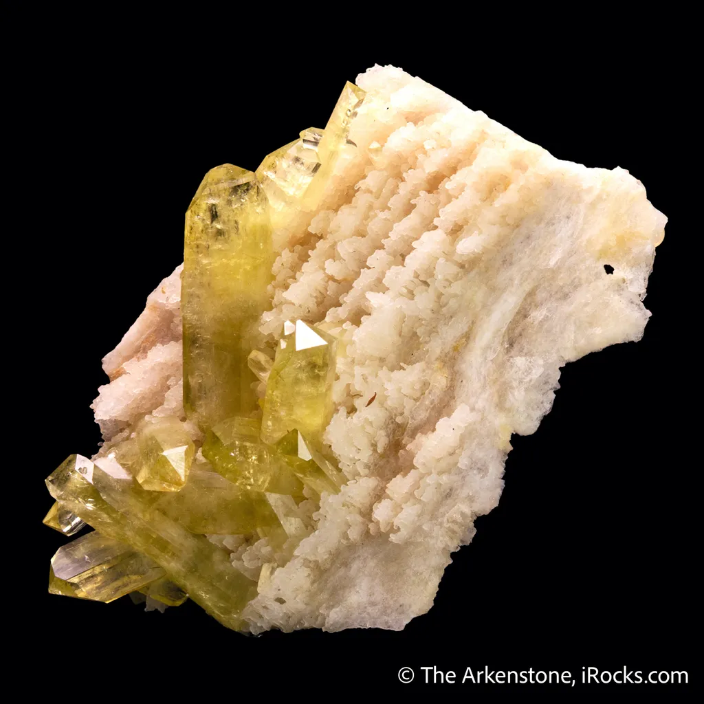 Brazilianite on Albite - image 5