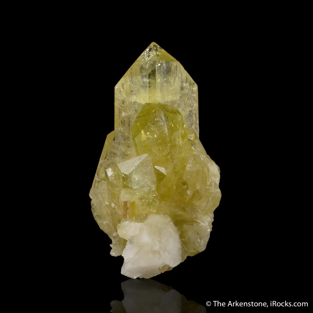 Brazilianite on Albite image