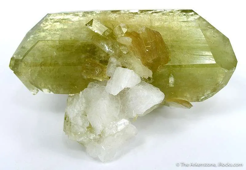 Brazilianite on Albite image