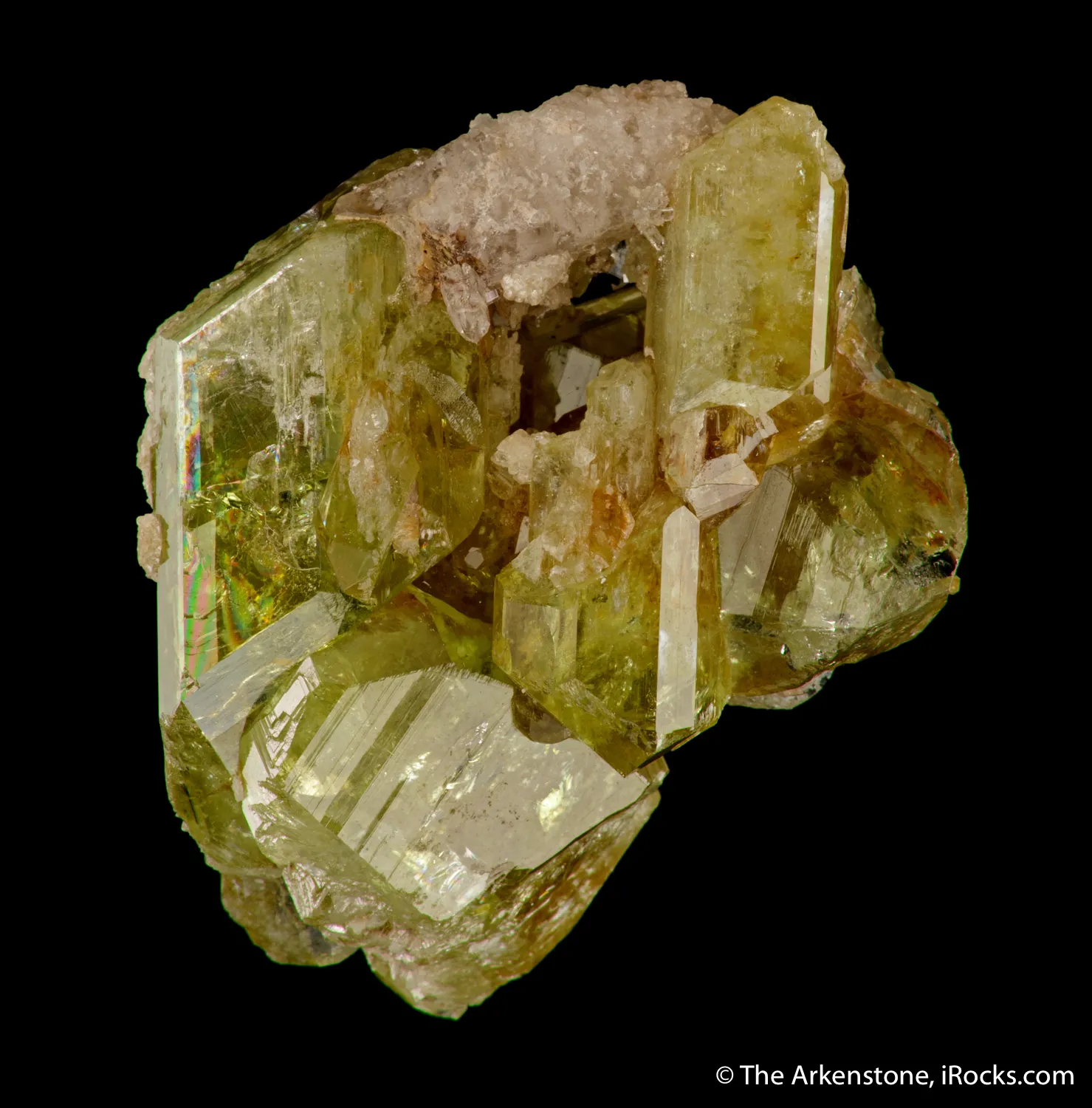 Brazilianite on Quartz - image 5