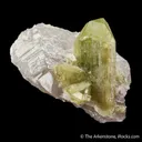 Brazilianite on Quartz - image 3