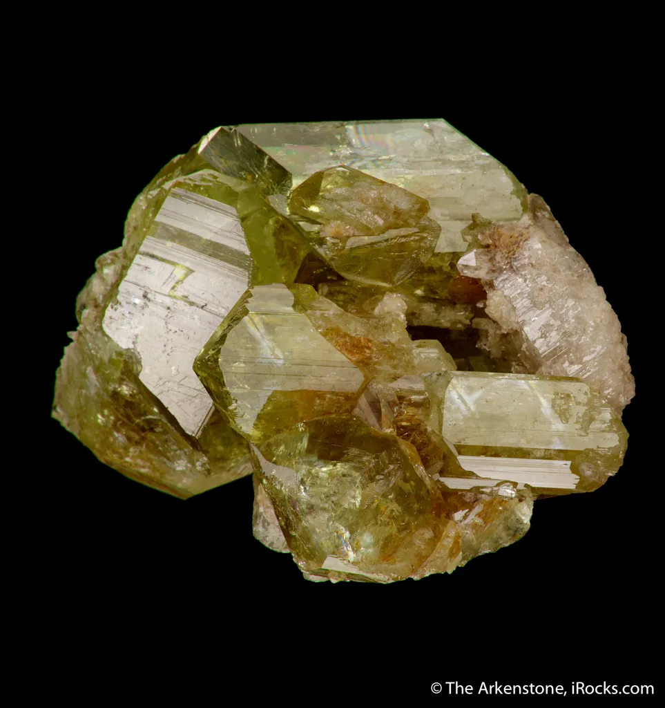Brazilianite on Quartz image