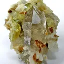Brazilianite on Quartz - image 1