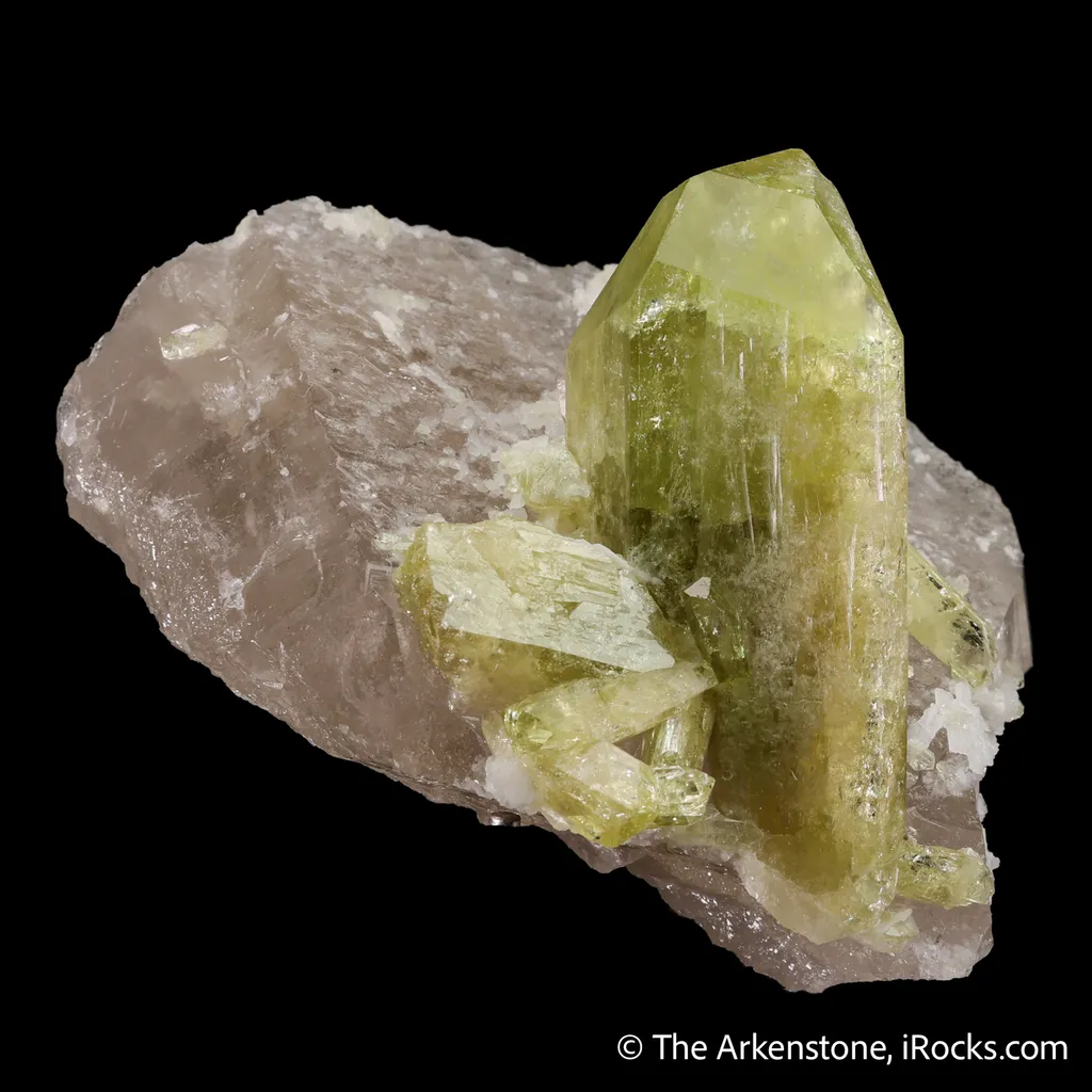 Brazilianite on Quartz - image 6