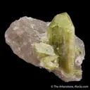 Brazilianite on Quartz - image 6
