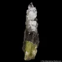 Brazilianite on Quartz with Albite  (illustrated) - image 3