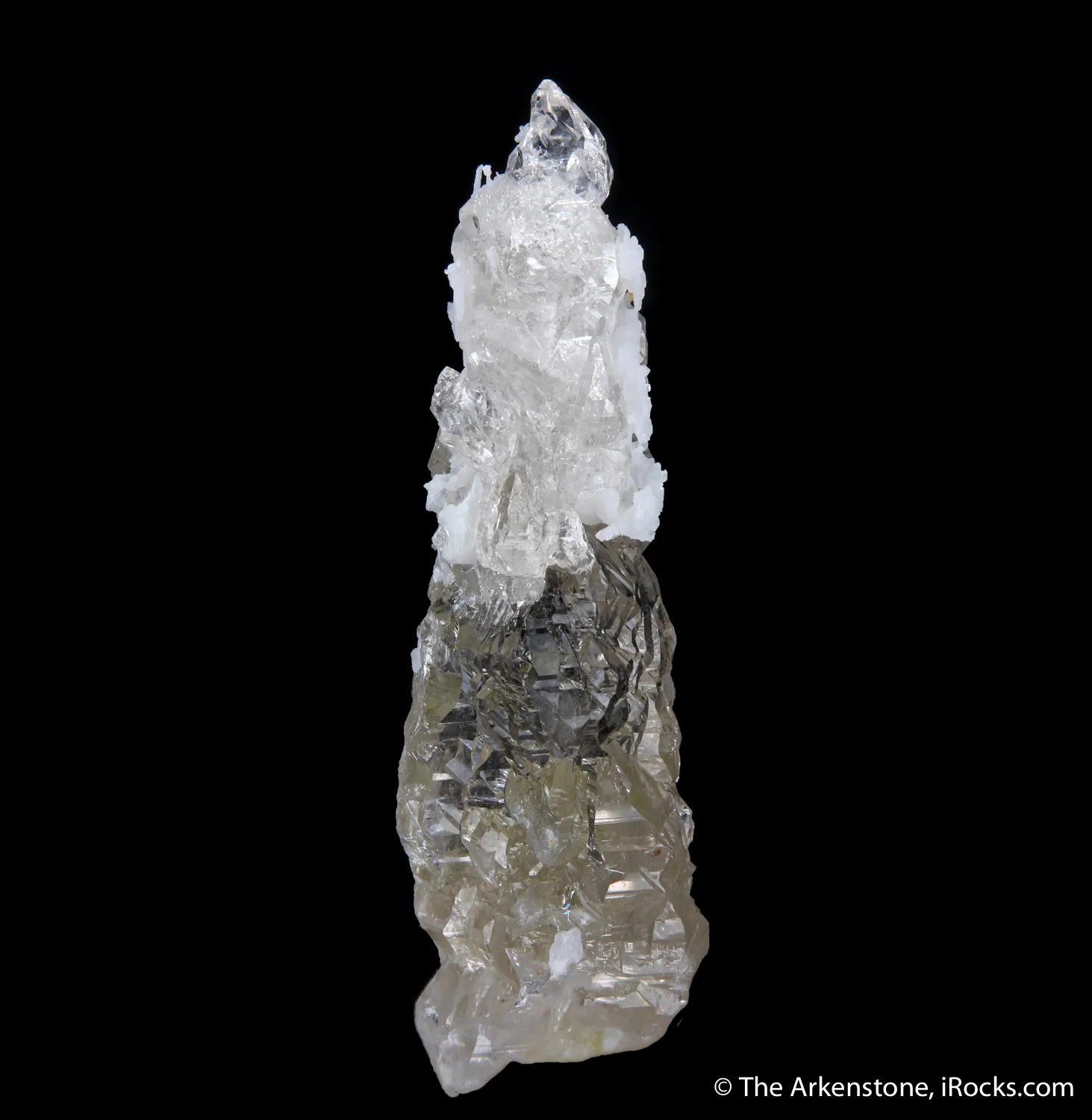 Brazilianite on Quartz with Albite (illustrated) - image 4