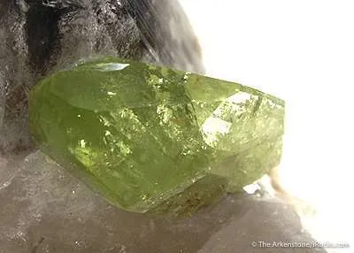 Brazilianite on Smoky Quartz - image 2