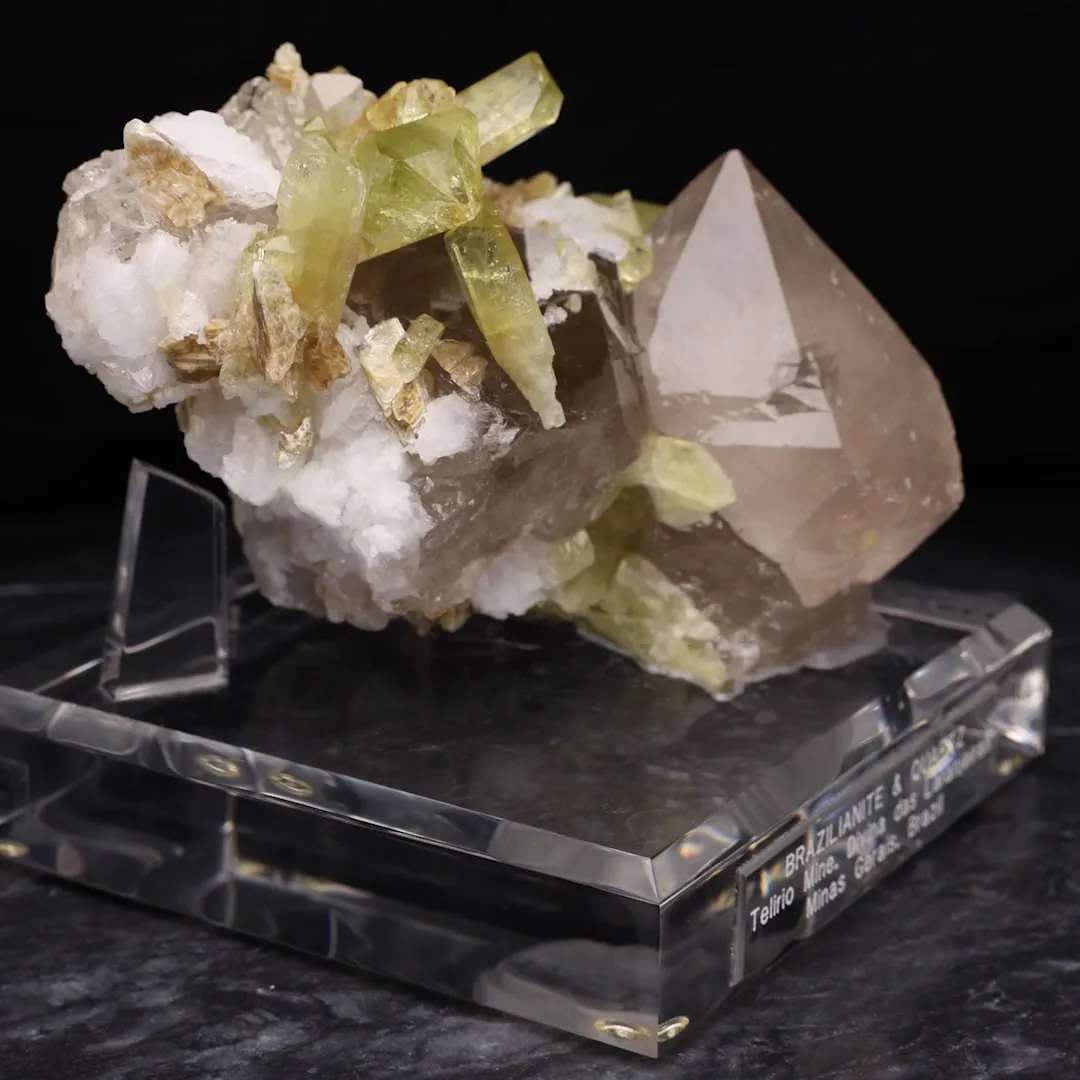Brazilianite, Quartz - image 2