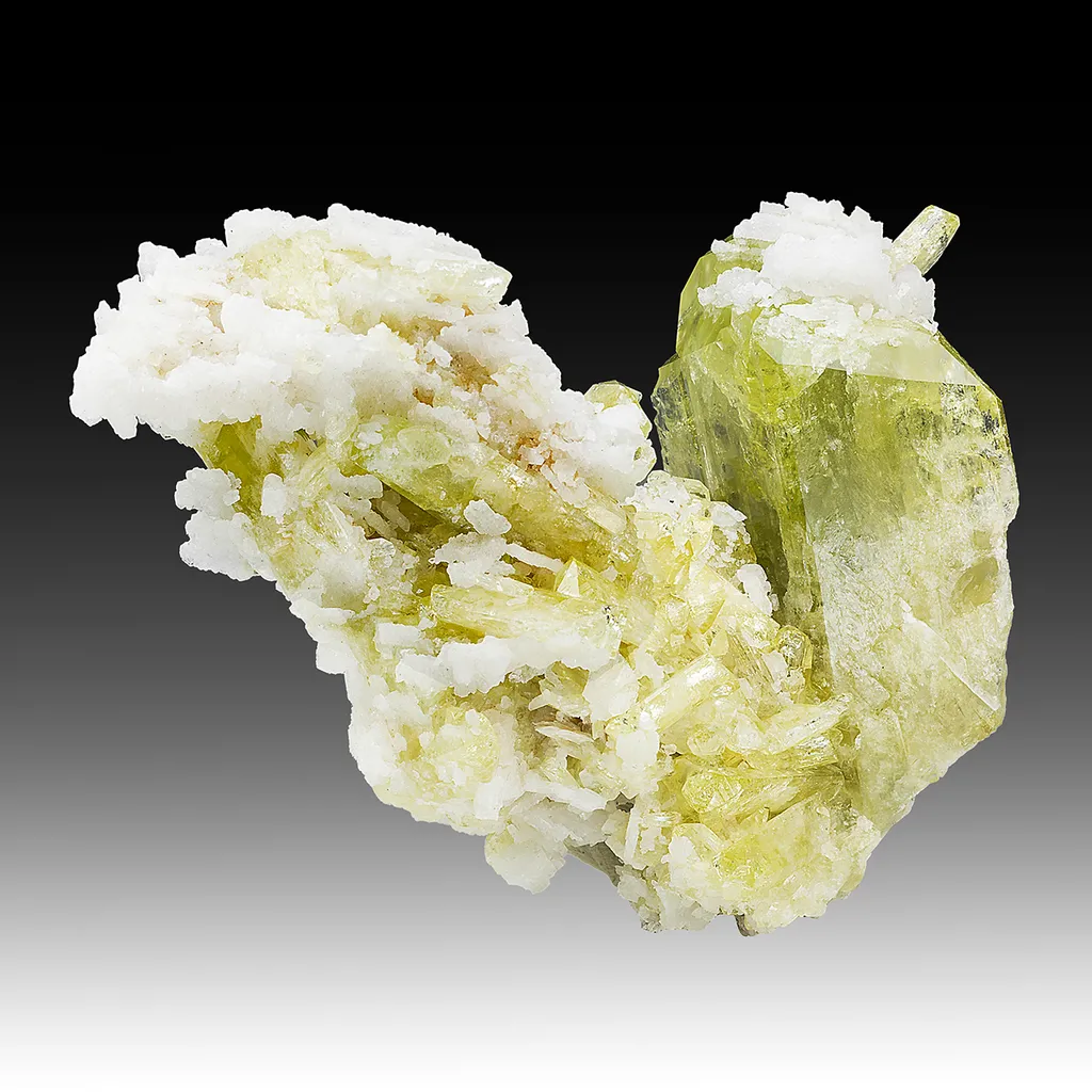 Brazilianite with Albite image