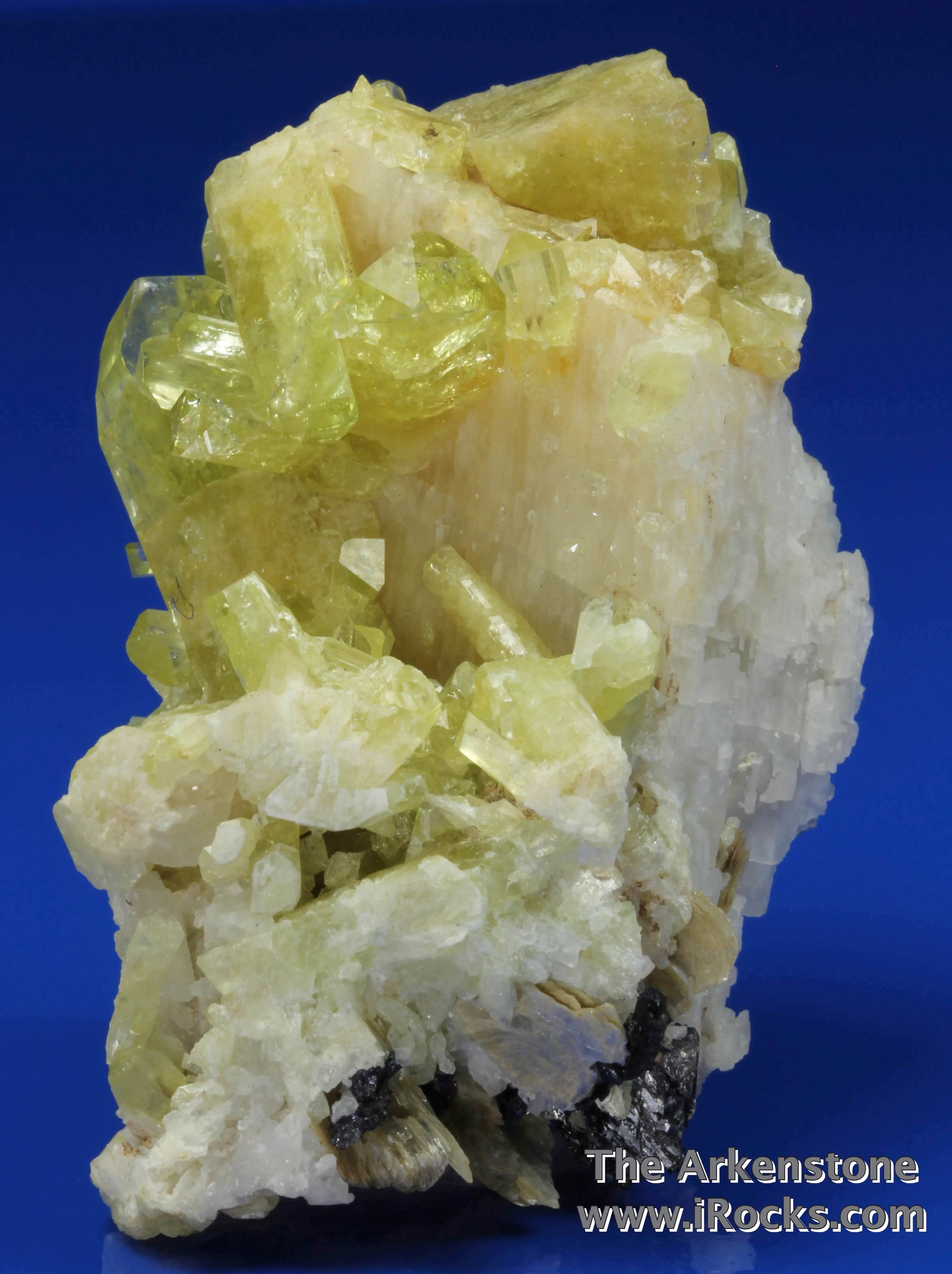 Brazilianite with Cassiterite, Albite, and Muscovite - image 2