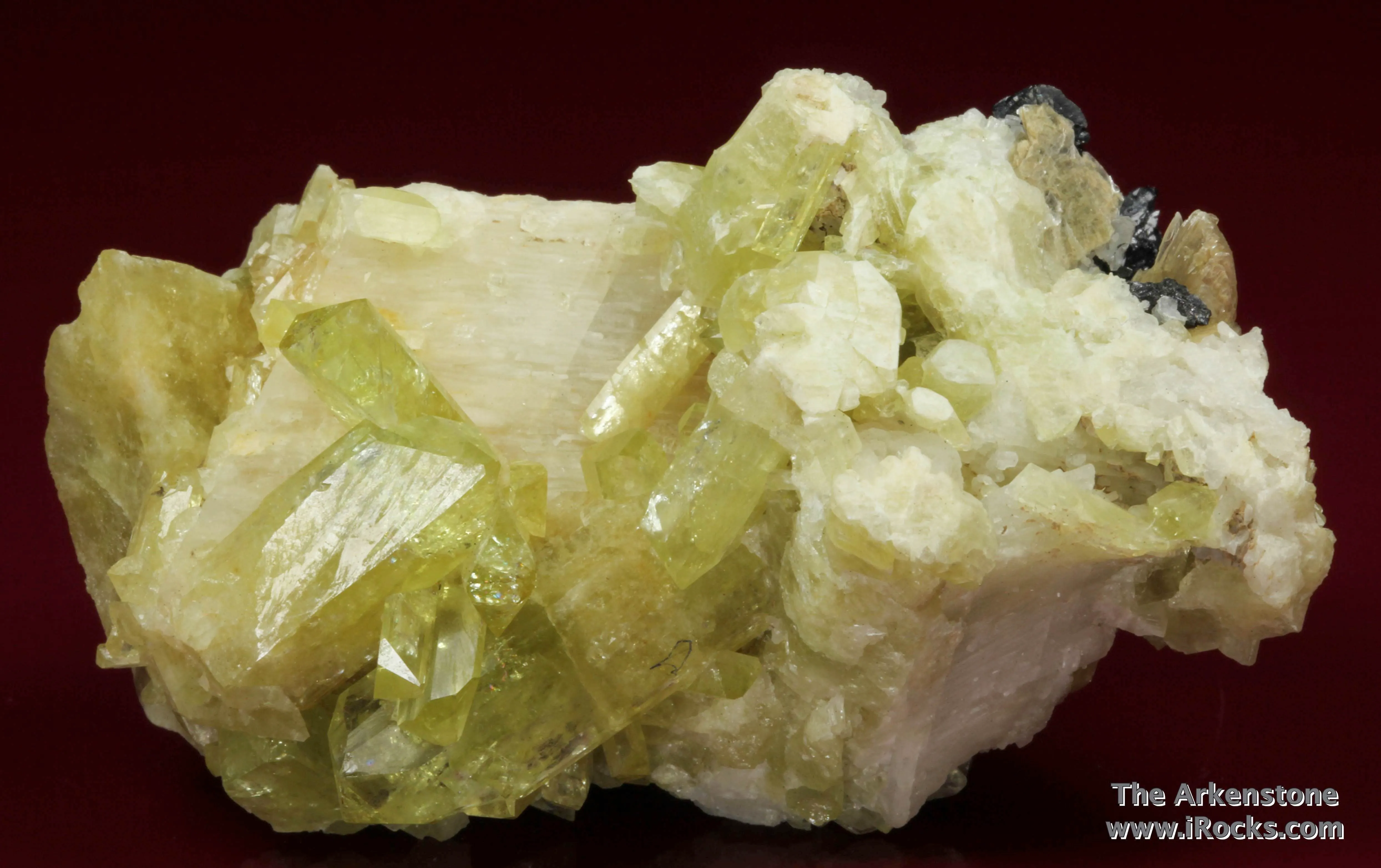 Brazilianite with Cassiterite, Albite, and Muscovite - image 4