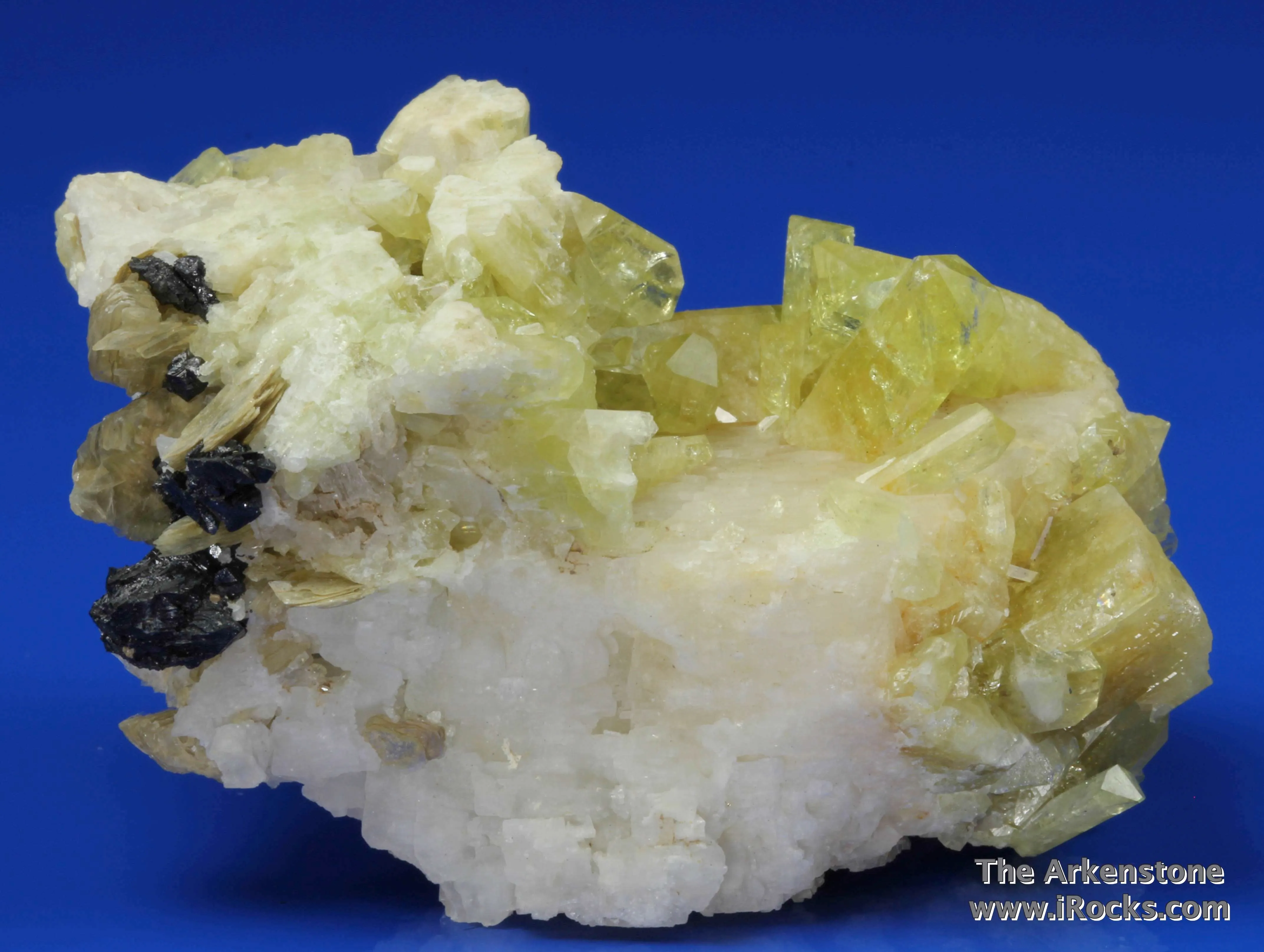 Brazilianite with Cassiterite, Albite, and Muscovite - image 5