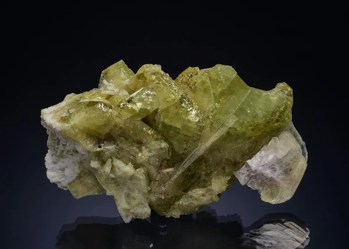 Brazilianite with Muscovite - image 1