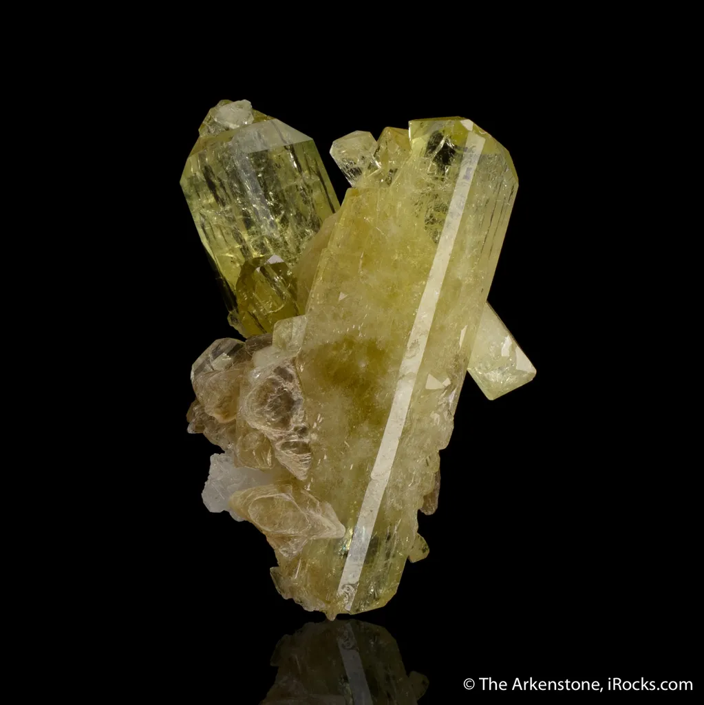 Brazilianite with Muscovite and Albite image