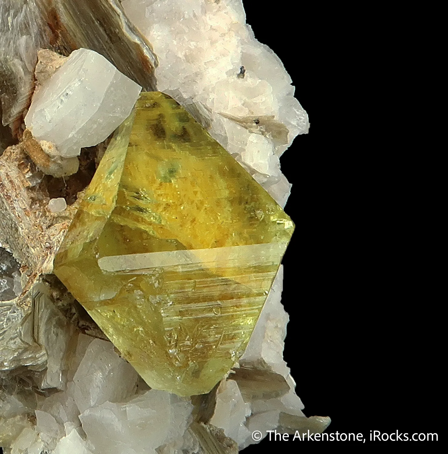 Brazilianite with Muscovite on Albite (circa 1950) - image 4
