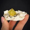 Brazilianite with Muscovite on Albite (circa 1950) - image 2