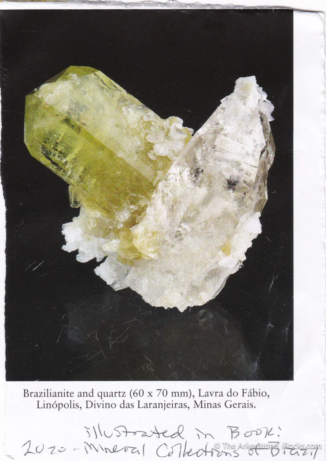 Brazilianite with Quartz - image 2